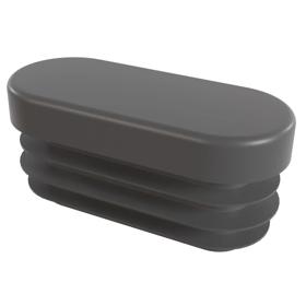 Essentra Oval Tube Insert 35.0 mm 15.0 mm 2.5 mm 1.2 mm Grey PE [145351562003]; 10215982
