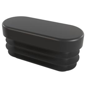 Essentra Oval Tube Insert 35.0 mm 15.0 mm 2.5 mm 1.2 mm Black PE [145351569903]; 10215999
