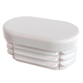 Essentra Oval Tube Insert 35.0 mm 20.0 mm 2.0 mm 1.5 mm White PE [145352060303]; 10216002