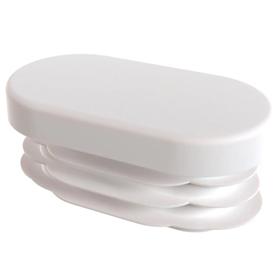 Essentra Oval Tube Insert 38.0 mm 30.0 mm 3.0 mm 1.0 mm White PE [145382060303]; 10347935