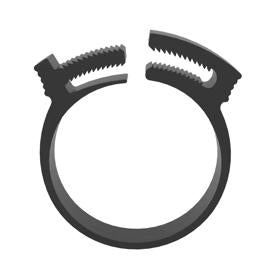 Essentra Hose Clamp 9.2 mm 10.3 mm Nylon 6/6 Black [22DGHC0BB]; 10221457