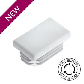 Essentra Rectangular Tube Insert 200.0 mm 100.0 mm White LDPE [20768942]; 20768942