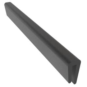 Essentra Edging Strip 1.0 mm 2.0 mm PVC Black [34074]; 10237649