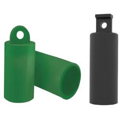 Essentra Flexible End Cap 9.0 mm 25.0 mm Vinyl Green [12230]; 10084342