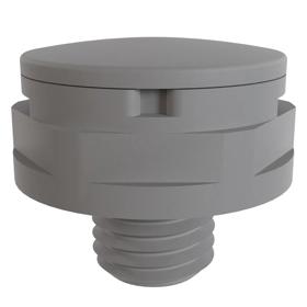 Essentra Vent Plug 450L/H (70mbar) M12 x 1.5 10.0 mm Nylon 6 Grey [34002757E]; 10236727