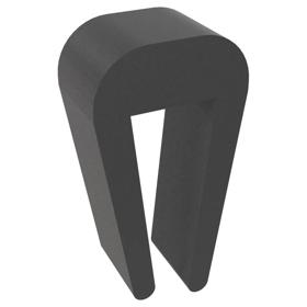 Essentra Edging Strip 1.5 mm 2.8 mm PVC Black [34075]; 10237656