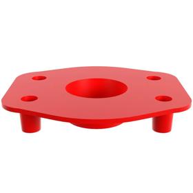 Essentra Studded Full Face Flange Protector 1 1/4 in Red PE [34384]; 10239957