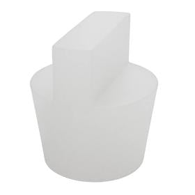 Essentra Tapered Plug 41.3 mm 44.4 mm Clear Silicone [35-HUP10H]; 10240632