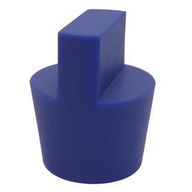 Essentra Tapered Plug 47.6 mm 44.4 mm Dark Blue Silicone [35-HUP11H]; 10240649