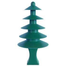 Essentra Masking Flangeless Plug 19.5 mm Silicone Green [35-UMFP-10-18]; 10240816
