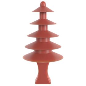 Essentra Masking Flangeless Plug 19.5 mm Silicone Red [35-UMFP-8-16]; 10240830