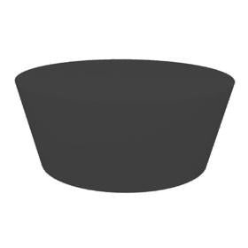 Essentra Tapered Masking Plug 47.6 mm 56.0 mm 25.4 mm EPDM Black [461566]; 10249581