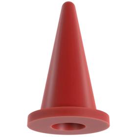 Essentra Masking Cones Cap 5.5 mm 8.0 mm 25.4 mm Rust Silicone [461905]; 10251768
