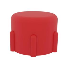 Essentra Threaded Protection Cap Metric Threads M18 LDPE Red [464152]; 10256091