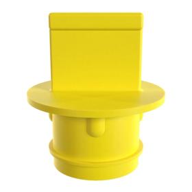 Essentra Centre Pull Tab Plug 21.5 mm 15.4 mm 15.2 mm Yellow EVA [464903]; 10256664