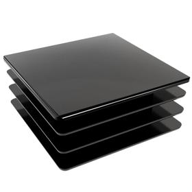 Essentra Square Tube Insert 30.0 mm 15.0 mm 2.0 mm 1.0 mm Black PE [465481]; 10257531