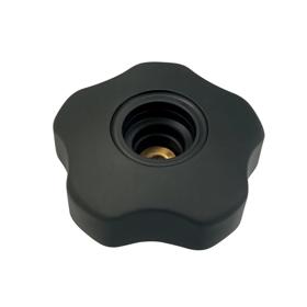 Essentra Soft Touch Handwheel M8 Black [491332]; 10271452