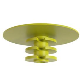 Essentra Face Protector Finned Profile 88.0 mm LDPE Yellow [494287]; 10275801