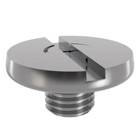 Essentra Male Binding Screw Slotted Drive 3.0 mm 9.0 mm Nickel Plated Steel [497219]; 10280058