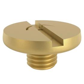 Essentra Male Binding Screw Slotted Drive 3.0 mm 9.0 mm Brass Plated Steel [497220]; 10280065