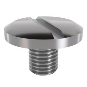 Essentra Male Binding Screw Slotted Drive 6.0 mm 9.0 mm Nickel Plated Steel [497222]; 10280089