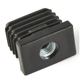 Essentra Threaded Insert M8 30.0 mm 20.0 mm HDPE Black [498598]; 10286289