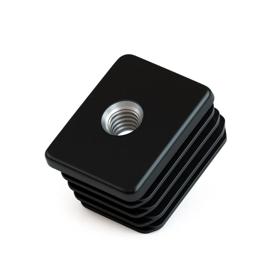 Essentra Threaded Insert M8 40.0 mm 30.0 mm HDPE Black [498602]; 10286326