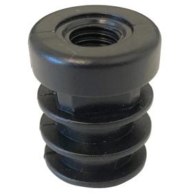 Essentra Threaded Insert 2.0 mm HDPE Black [498620]; 10286487