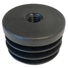 Essentra Threaded Insert 2.0 mm HDPE Black [498632]; 10286586