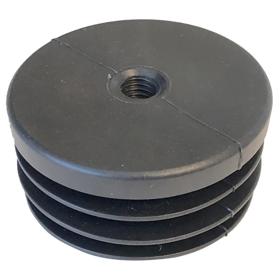 Essentra Threaded Insert 2.0 mm HDPE Black [498635]; 10286609