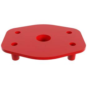 Essentra Studded Full Face Flange Protector 3/4 in Red PE [34382]; 10239933