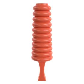 Essentra Masking Flangeless Plug 8.0 mm 10.0 mm 25.4 mm Silicone Orange [499018]; 10288382