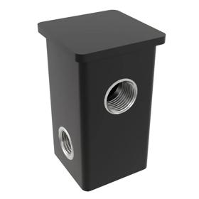 Essentra Threaded Insert Square M8 25.0 mm 1.5 mm Nylon [499239]; 10435533