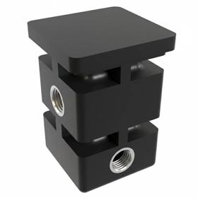 Essentra Threaded Insert Square M8 30.0 mm 2.0 mm Nylon [499250]; 10435564