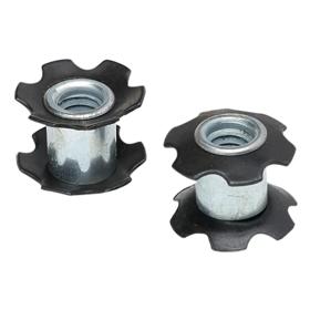 Essentra Spring Insert Glide M6 22.0 mm 1.0 mm Steel [499445]; 10291658