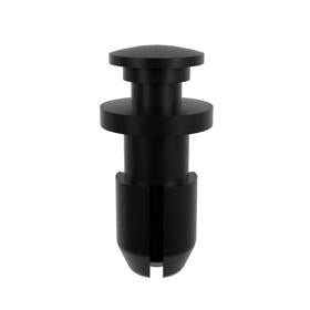 Essentra Snap In Latch 3.2 mm 4.1 mm (PT) Black [551661]; 10303276