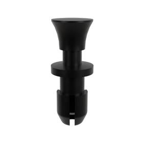 Essentra Snap In Latch 3.5 mm 4.1 mm (PT) Black [551662]; 10303283