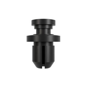 Essentra Snap In Latch 0.7 mm 1.0 mm (PT) Black [551663]; 10303290