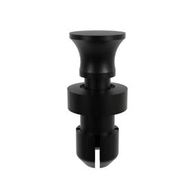 Essentra Snap In Latch 3.5 mm 4.1 mm (PT) Black [551665]; 10303313