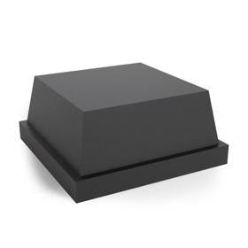 Essentra Adhesive Bumper 12.7 mm 5.8 mm PU Black [RBS-3RBK]; 10316603