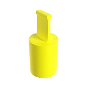 Essentra Pull Tab Cap 14.0 mm 20.0 mm EVA Yellow [1470792]; 10349564