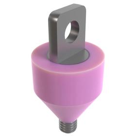 Essentra Masked Eye Bolts M3 10.0 mm Silicone Pink [1529880]; 10352991