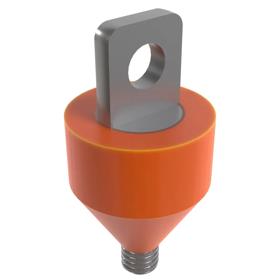 Essentra Masked Eye Bolts M5 11.0 mm Silicone Orange [1529882]; 10353011
