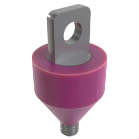 Essentra Masked Eye Bolts M14 23.0 mm Silicone Purple [1529887]; 10353066