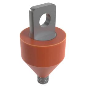 Essentra Masked Eye Bolts M20 28.0 mm Silicone Brown [1529889]; 10353080
