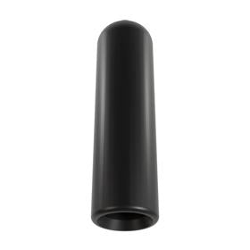 Essentra Round End Cap 4.8 mm 25.0 mm PVC Black [155101069907]; 10353424