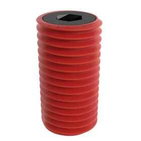 Essentra Silicone Coated Grub Screws 30.0 mm Red [1610799]; 10354926