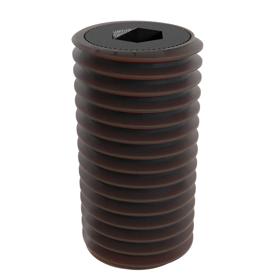 Essentra Silicone Coated Grub Screws 33.0 mm Black [1610803]; 10354957