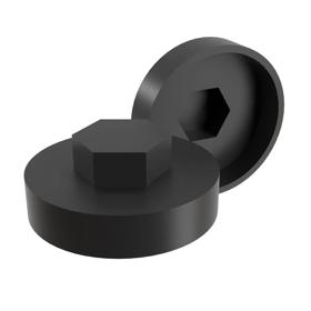 Essentra Bolt Protection Cap 5/16 UNF 19.0 mm LDPE Black [17217]; 10357477