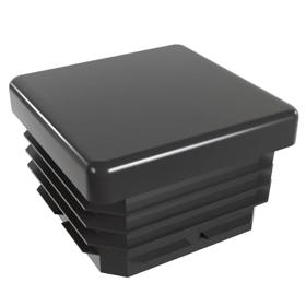 Essentra Square Tube Insert 50.0 mm 2.0 mm 1.0 mm Black PE [461301]; 10376980